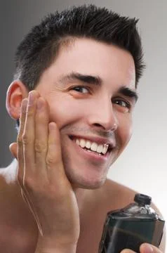 After shave Stock Photos