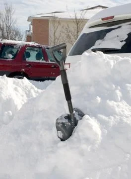 After snow storm Stock-Fotos
