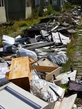 After storm waste Stock Photos