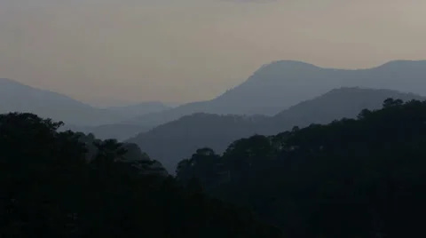 After Sunset in Da Lat Stock Footage 35562024