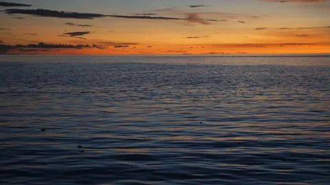 After sunset in the evening, the colorful clouds on the sea covered the sky 스톡 동영상 132082617