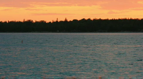 After sunset Stock Footage 751436