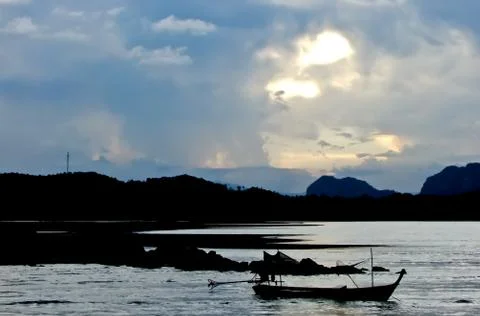 After sunset Stock Photos