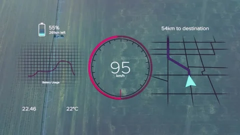 After takeoff drone accelerating from 11 km or h to 121 km or h while camera 스톡 동영상 317869445