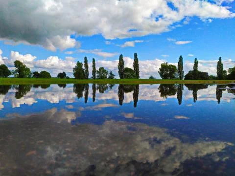 After a week of rain, the blue sky - 1 Stock Photos