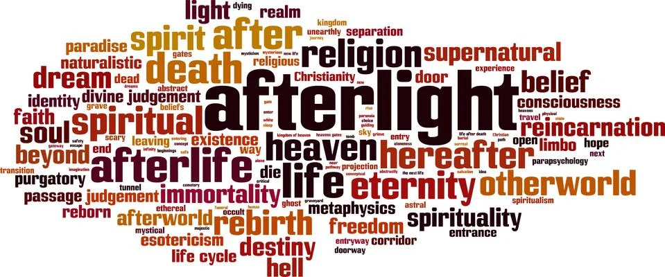 Afterlight word cloud イラスト素材