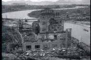 Aftermath Of Atomic Bomb Drop On Hiroshima, Japan. Stock Footage