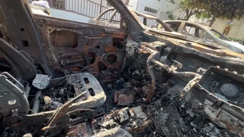 Aftermath of Deadly attack on al-Ahli Arab Hospital in Gaza Vídeos de archivo 253494595