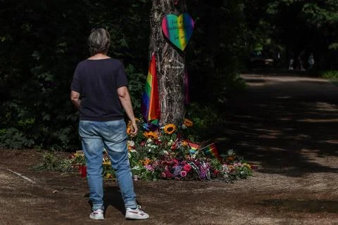 Aftermath of a deadly attack near Berlin Pride parade, Germany - 27 Jul 2026 Stock Photos