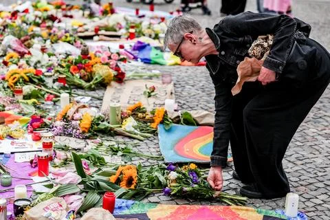 Aftermath of a deadly attack near Berlin Pride parade, Germany - 27 Jul 2026 Stock Photos