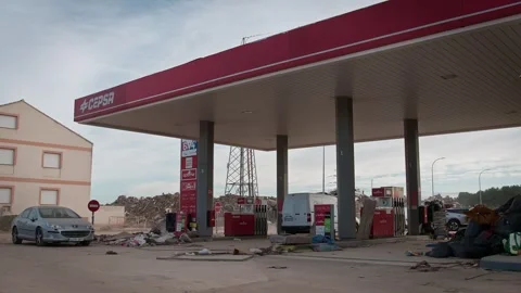 The Aftermath of a Devastating Flood Video stock 299657276