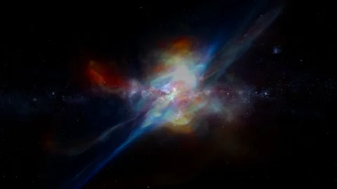 The aftermath of an exploding star in the milky way - loopable. Stock Footage 119258655