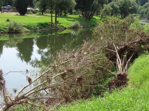 Aftermath of flash flood Stock Photos