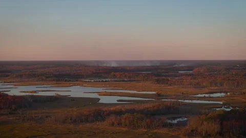 Aftermath of the Halloween Wildfire Stock Footage 290375654
