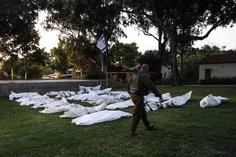 Aftermath of Hamas attack in Be'eri, Israel, Beeri - 11 Oct 2023 Stock-Fotos