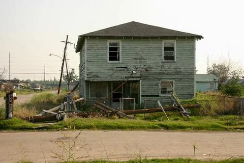 Aftermath of Hurricane Katrina Stock Photos