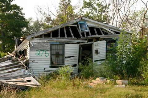 Aftermath of Hurricane Katrina Stock Photos
