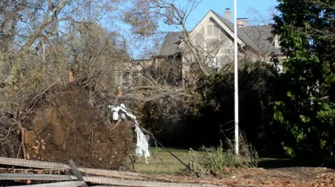 The Aftermath of Hurricane Sandy Stock Footage 12518149