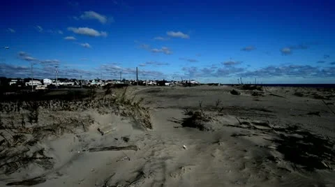 The Aftermath of Hurricane Sandy Stock Footage 12529786