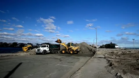 The Aftermath of Hurricane Sandy Stock Footage 12529801