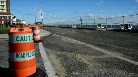 The Aftermath of Hurricane Sandy Stock Footage 12529865