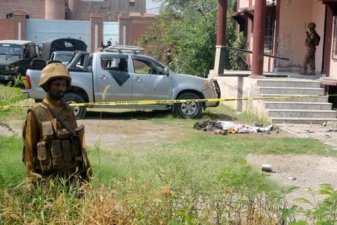 Aftermath of mosque blast in Kohat district, Pakistan - 19 Sep 2026 Stock Photos
