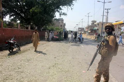 Aftermath of mosque blast in Kohat district, Pakistan - 19 Sep 2026 Stock Photos