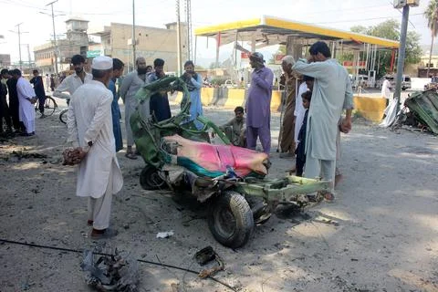 Aftermath of mosque blast in Kohat district, Pakistan - 19 Sep 2026 Stock Photos