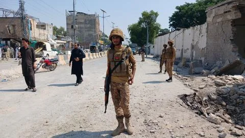 Aftermath of mosque blast in Kohat district, Pakistan - 19 Sep 2026 Stock Photos