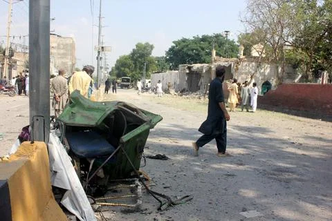 Aftermath of mosque blast in Kohat district, Pakistan - 19 Sep 2026 Stock Photos