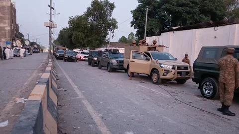 Aftermath of mosque blast in Kohat district, Pakistan - 19 Sep 2026 Stock Photos