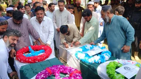 Aftermath of mosque blast in Kohat district, Pakistan - 19 Sep 2026 Stock Photos