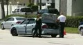Aftermath of a Police Car Chase HD Footage