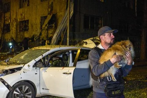 Aftermath of the Russian attack in Kharkiv, Ukraine - 05 Oct 2026 Stock Photos