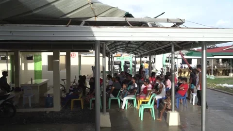 Aftermath of the Super Typhoon Rai / Odette in the Philippines Stock Footage 229680090