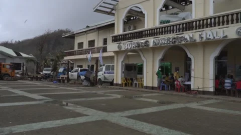 Aftermath of the Super Typhoon Rai / Odette in the Philippines Stock Footage 229680152