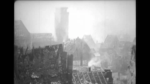 Aftermath of the war Stock Footage 37490734
