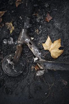 Aftermath of the 'Yellow Vests' protest in Paris, France - 02 Dec 2018 Stock-Fotos