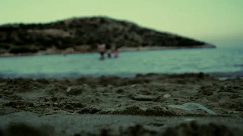 Afternoon beach Stock Footage 24977671