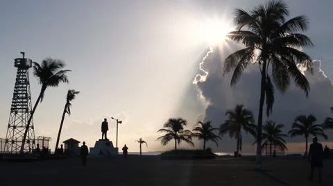 Afternoon at the beach Stock Footage 67641020