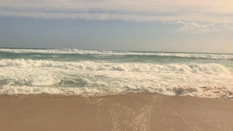 Afternoon at the Beach Stock Footage 84291667