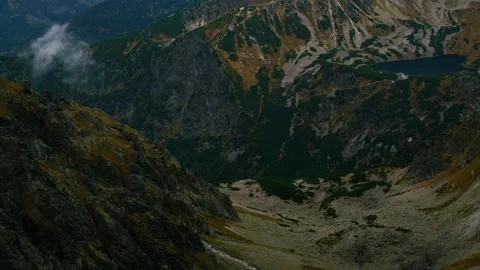 Afternoon Cloud Movement in Tatra Mountains Timelapse Stock Footage 308188574