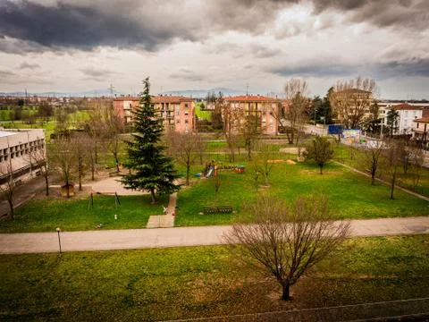 Afternoon dramatic sky Stock Photos