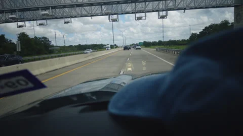 Afternoon Drive Hat POV Stock Footage 336762562