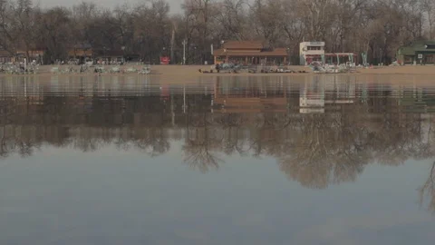 Afternoon by the lake Stock Footage 103061728