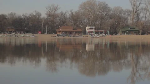 Afternoon by the lake Stock Footage 103062645