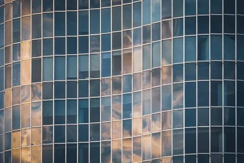 Afternoon lights reflected Stock Photos