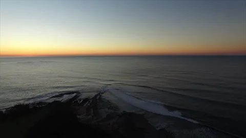 Afternoon ocean sunset Video stock 132310520
