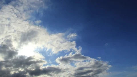 Afternoon passing clouds Stock-Footage 83879841