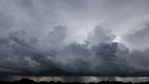 Afternoon Rain Clouds Time Lapse (2160p 25fps) Stock Footage 166413646